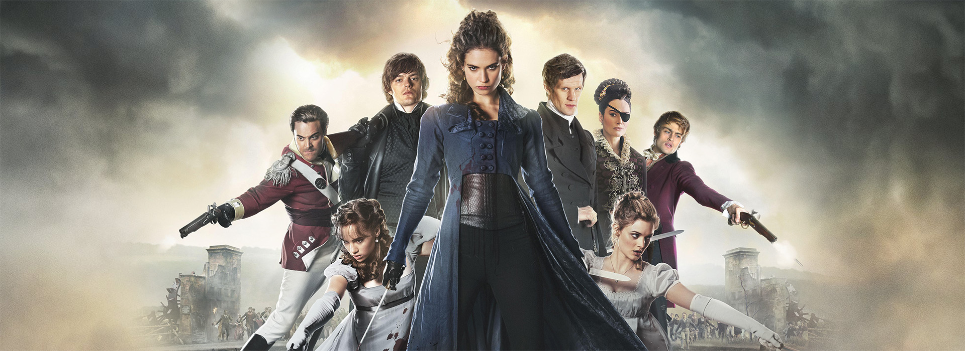 Movie poster Pride and Prejudice and Zombies