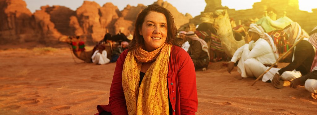 Series poster Treasures with Bettany Hughes