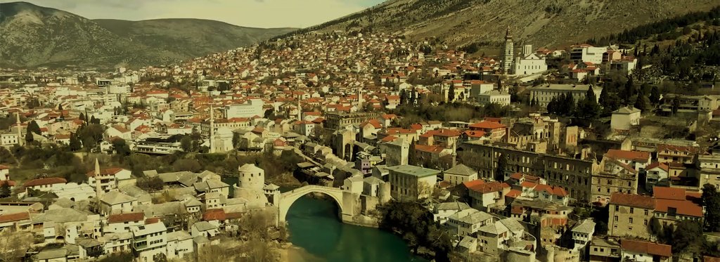 Movie poster Old City of Mostar, Bosnia and Herzegovina