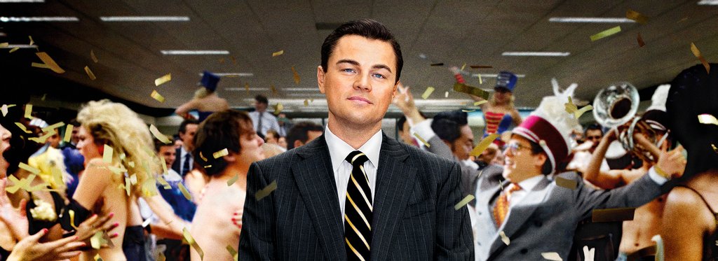 Movie poster Wolf of Wall Street, the