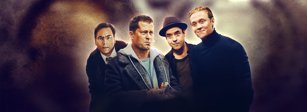 Постер фильма Четверо против банка