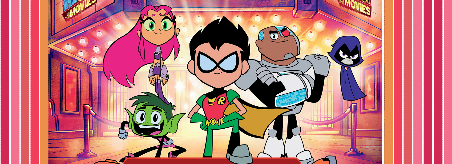 Movie poster Teen Titans Go! To the Movies