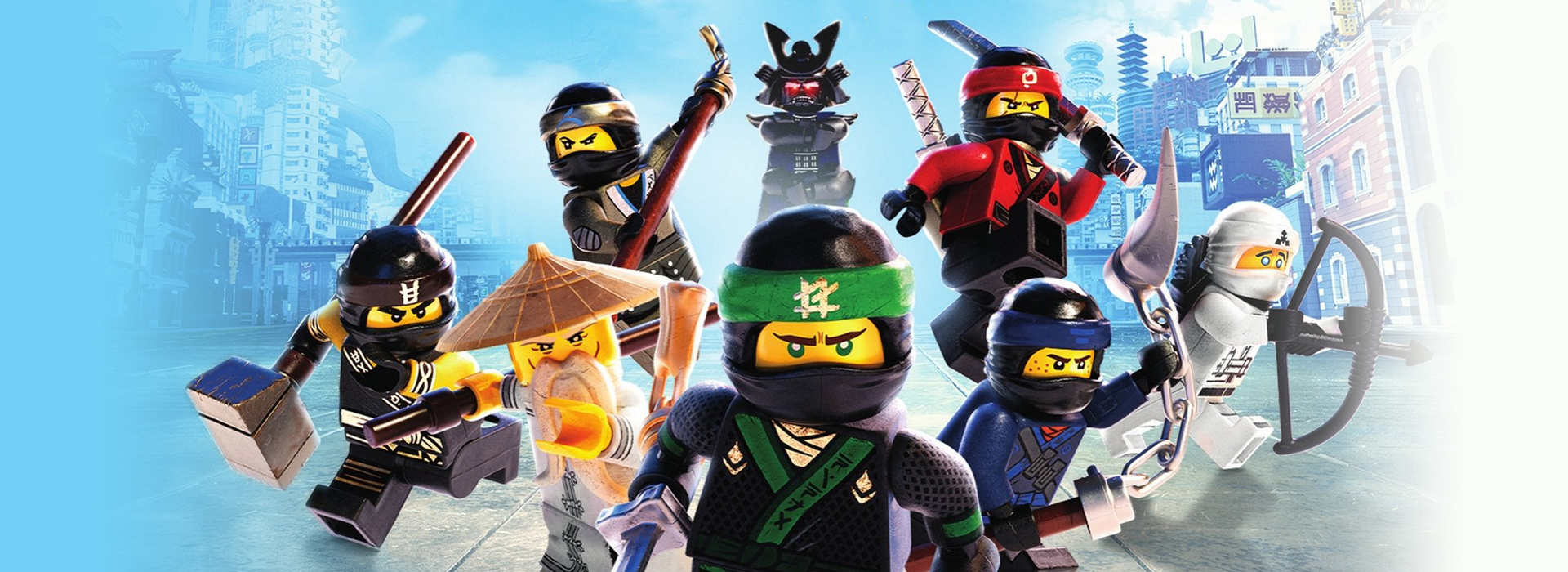 Movie poster The Lego Ninjago Movie