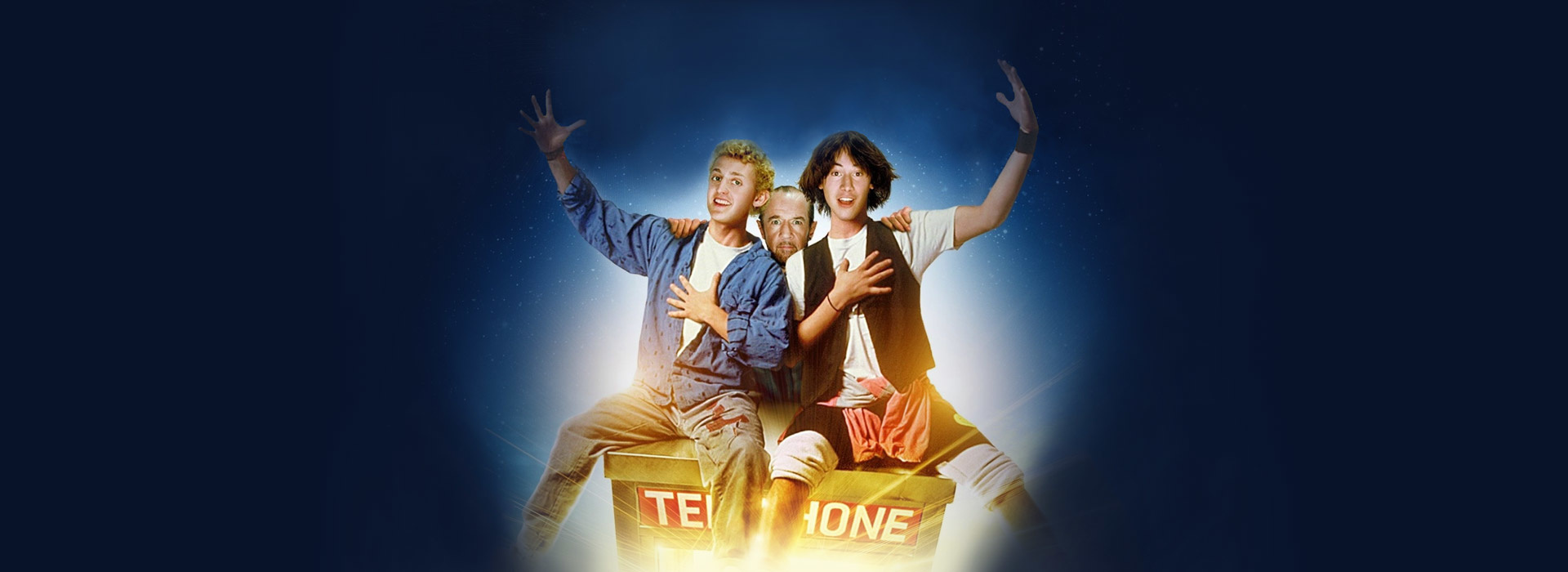 Movie poster Bill & Ted's Excellent Adventure
